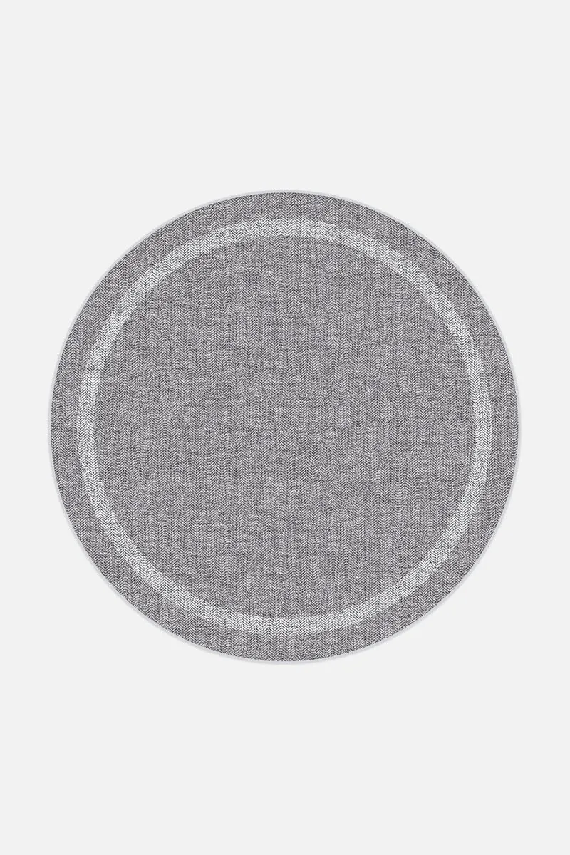 Jute-Haptik Ava Taubengrau Teppich