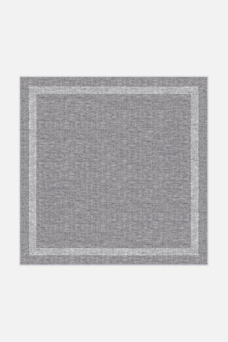 Jute-Haptik Ava Taubengrau Teppich