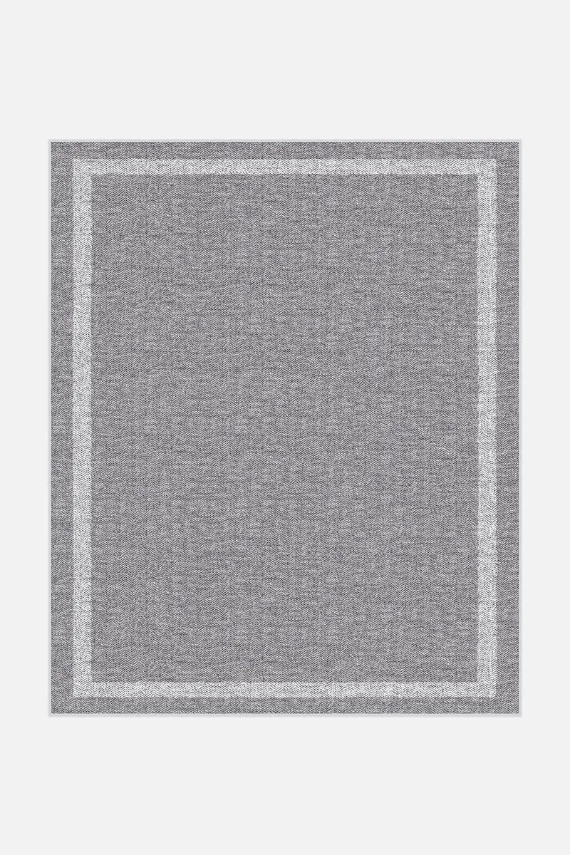 Jute-Haptik Ava Taubengrau Teppich