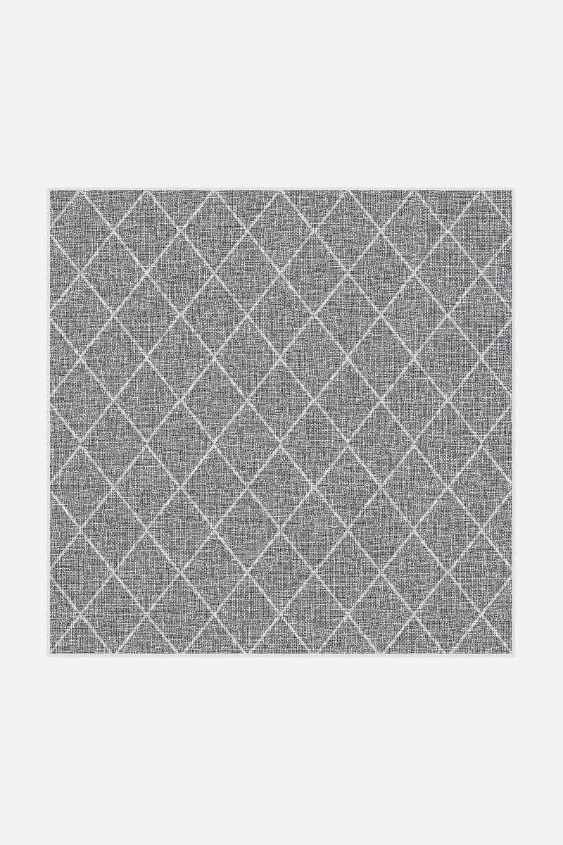Jute-Haptik Amy Platingrau Teppich