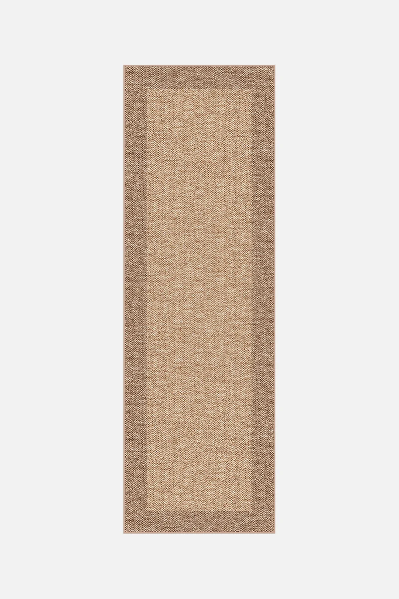Jute-Haptik Alisa Crema Teppich