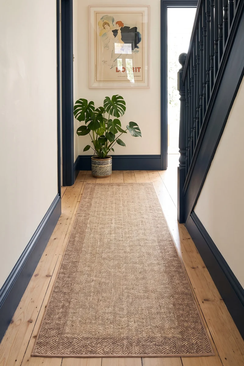 Jute-Haptik Alisa Crema Teppich
