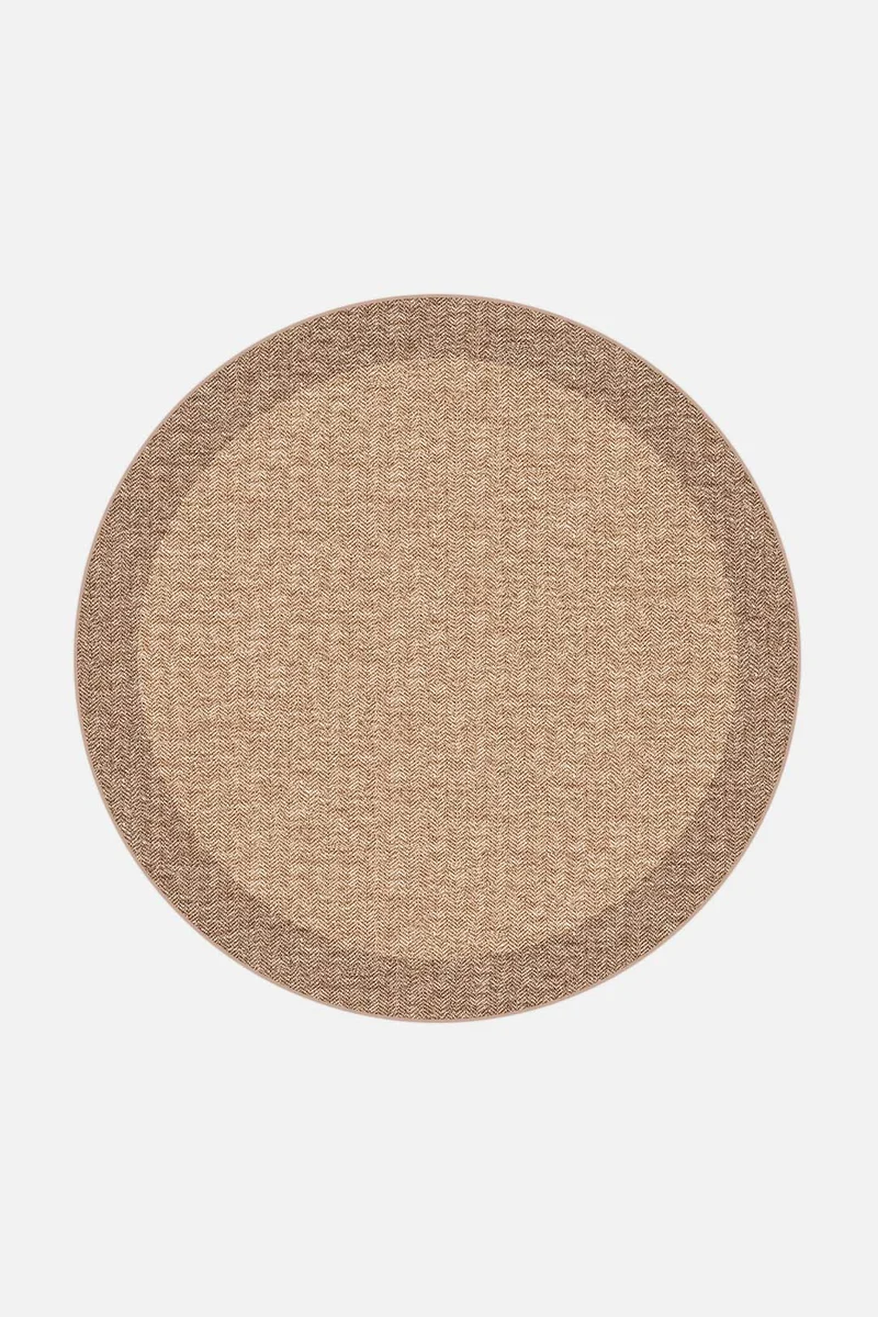 Jute-Haptik Alisa Crema Teppich