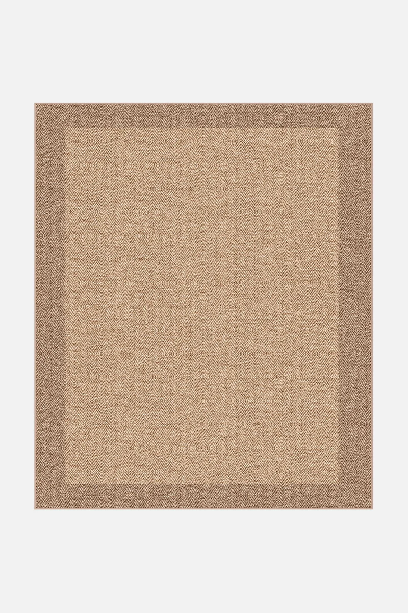 Jute-Haptik Alisa Crema Teppich