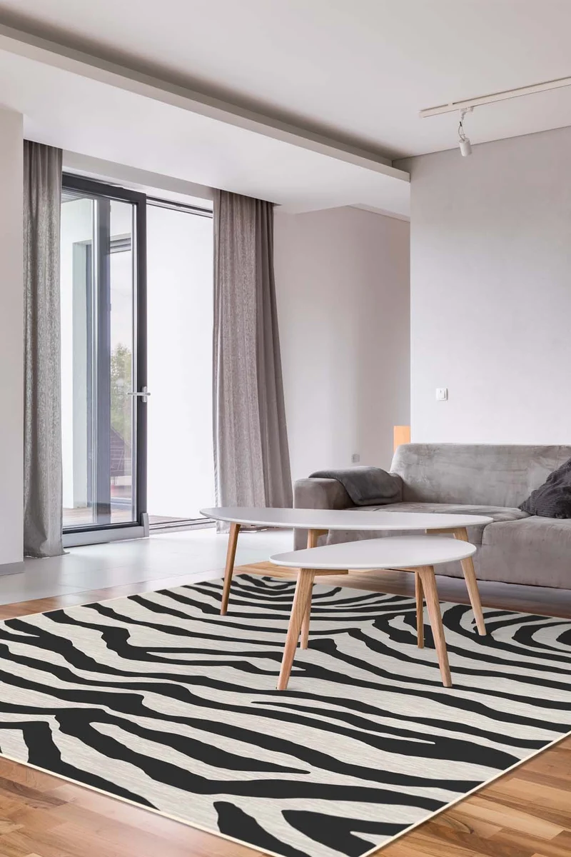 Zebra Natur Teppich