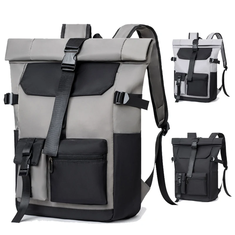 Multifunktionaler Reise-Rolltop-Rucksack Karnz