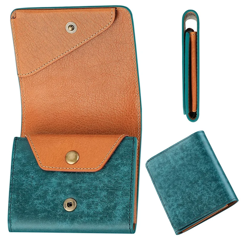 Multifunctional Leather Wallet with Coin Compartment Stornfield