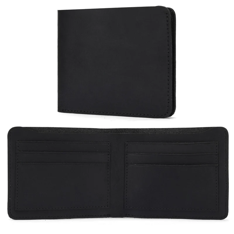 Minimalist RFID-Blocking Leather Wallet Stornfield