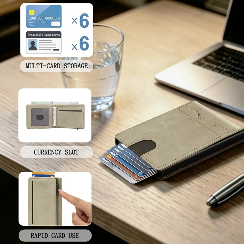 Minimalist RFID-Blocking Leather Cardholder Stornfield