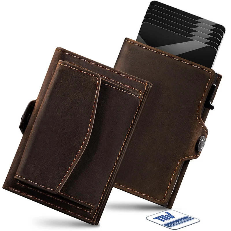 Elegant Leather Cardholder with RFID Protection Stornfield