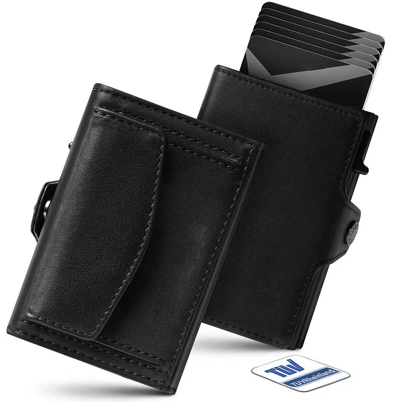 Elegant Leather Cardholder with RFID Protection Stornfield