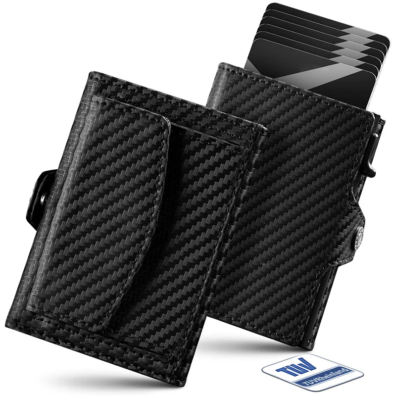 Elegant Leather Cardholder with RFID Protection Stornfield