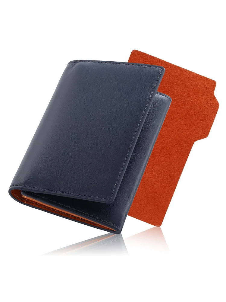 Elegant Bi-Fold Leather Wallet with Card Slots Stornfield