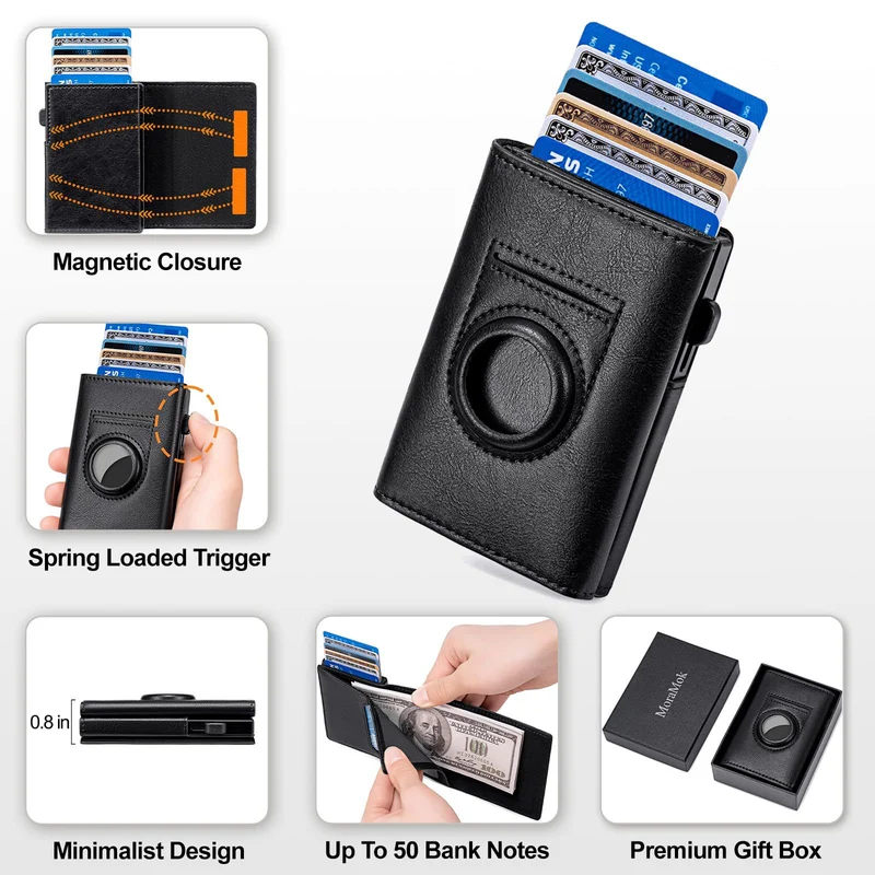 Compact RFID-Blocking Card Holder Stornfield