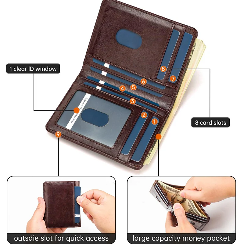 Compact Leather Card Holder Stornfield