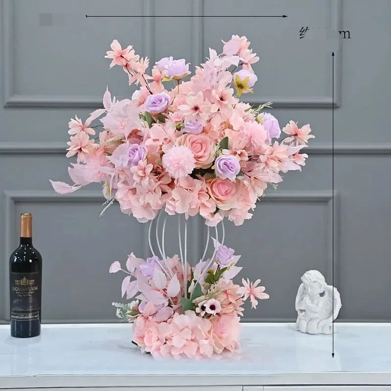 Elegante dekorative florale Tischdekoration