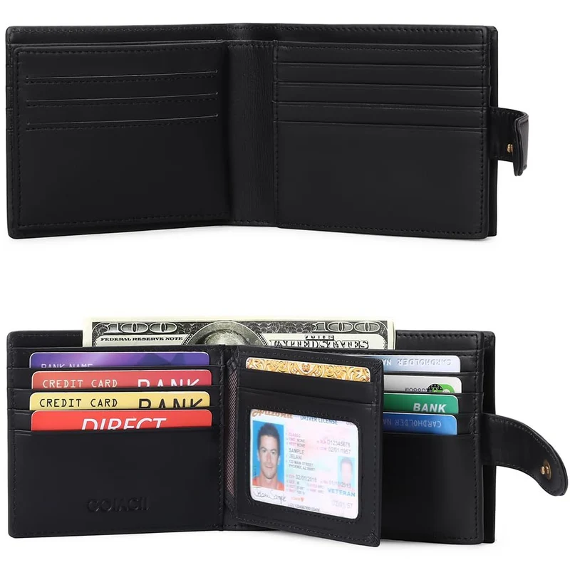 Classic RFID-Blocking Leather Bi-Fold Wallet Stornfield
