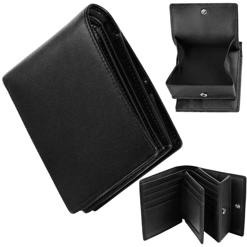 Classic Leather Bi-Fold Wallet Stornfield