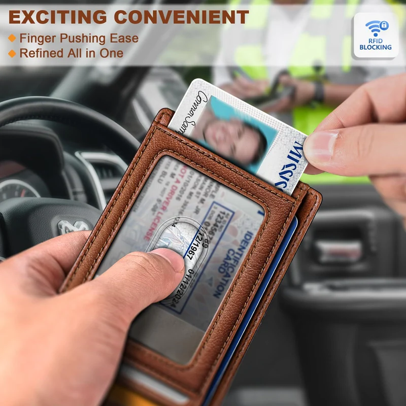 Sleek Multifunctional Leather Cardholder Stornfield
