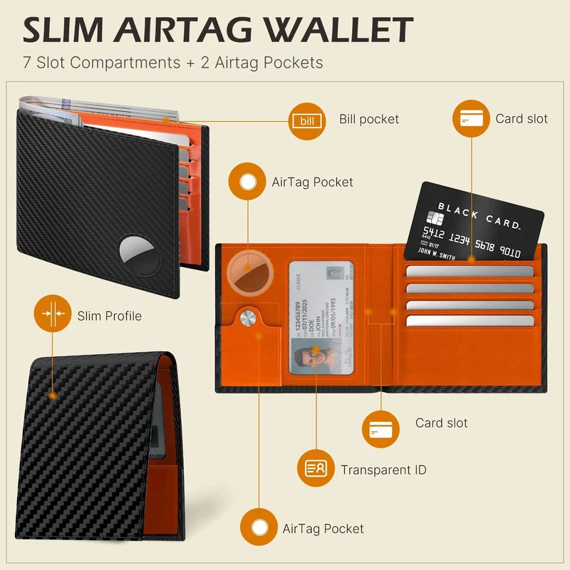 RFID Shielded Leather Wallet Stornfield