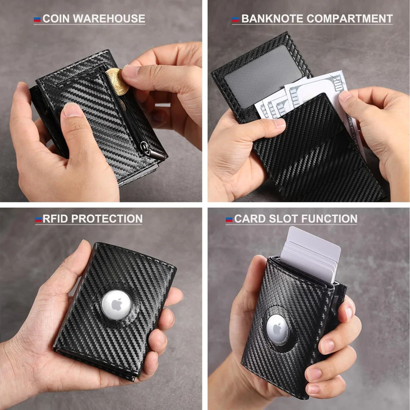 RFID-Secure Carbon Fiber Wallet Stornfield