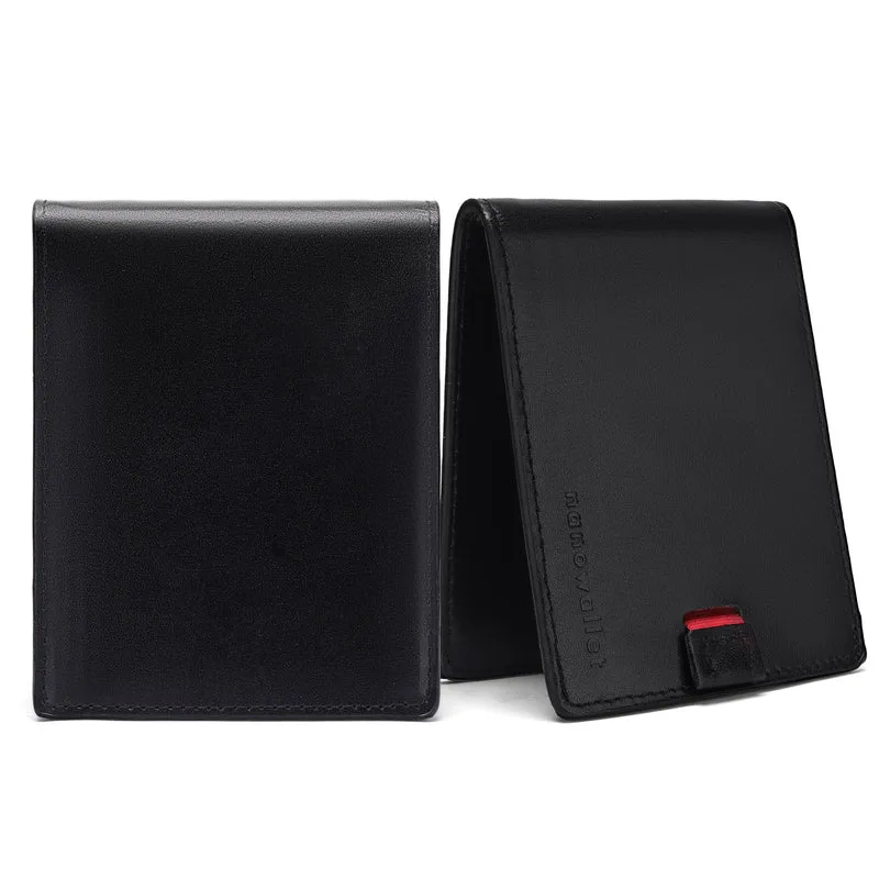RFID-Blocking Leather Money Clip Wallet Stornfield