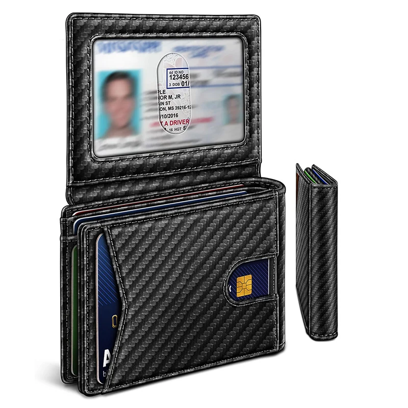 RFID-Blocking Leather Cardholder Wallet Stornfield
