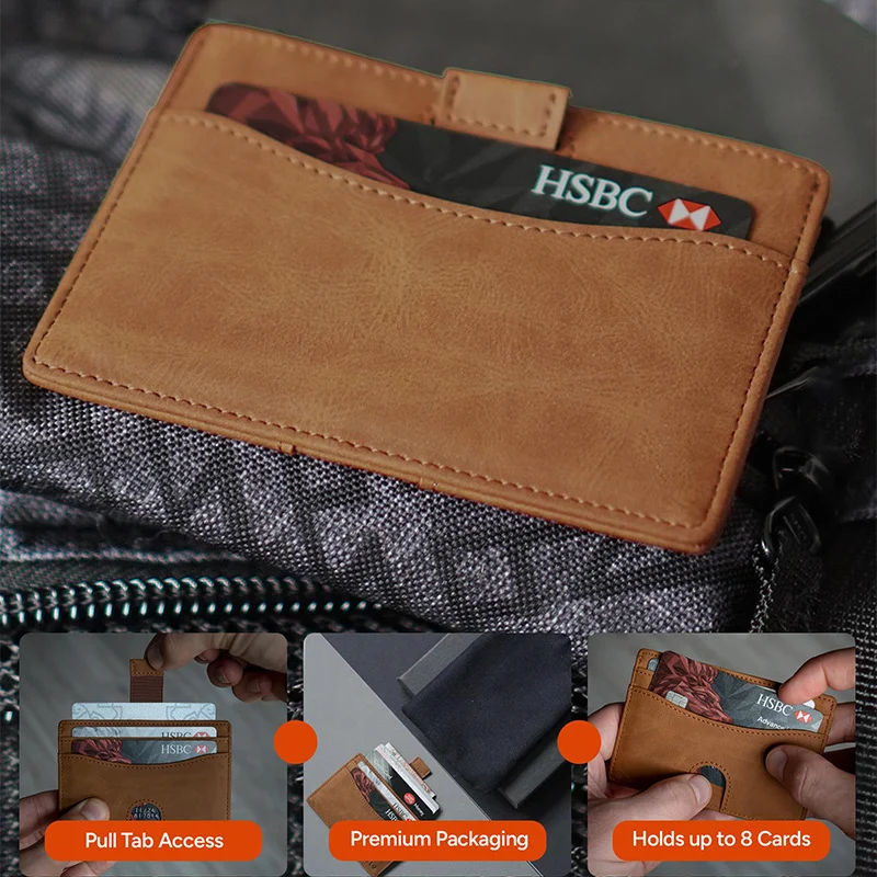 RFID-Blocking Leather Cardholder Stornfield