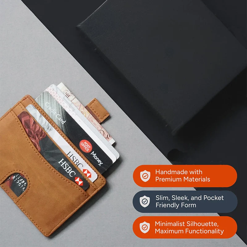 RFID-Blocking Leather Cardholder Stornfield