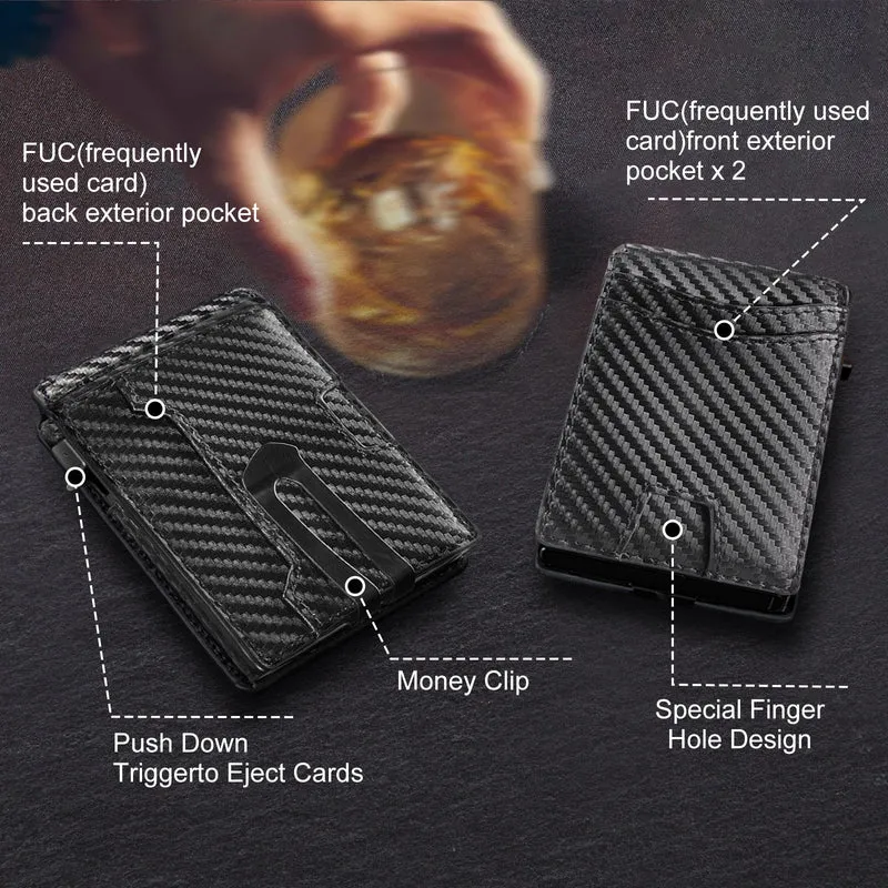 RFID Blocking Carbon Fiber Wallet Stornfield