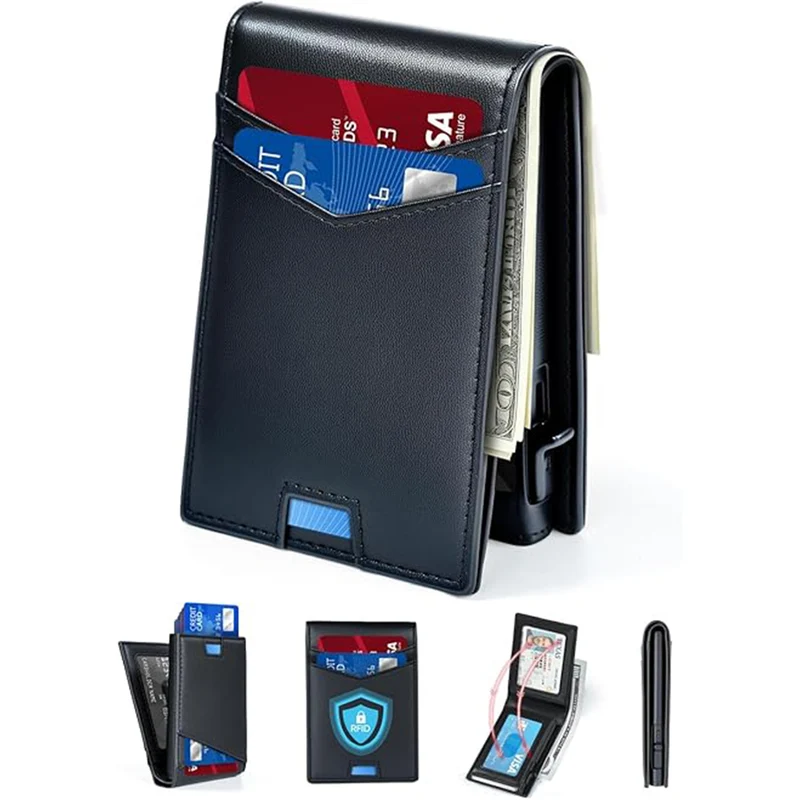 RFID-Blocking Carbon Fiber Slim Wallet Stornfield
