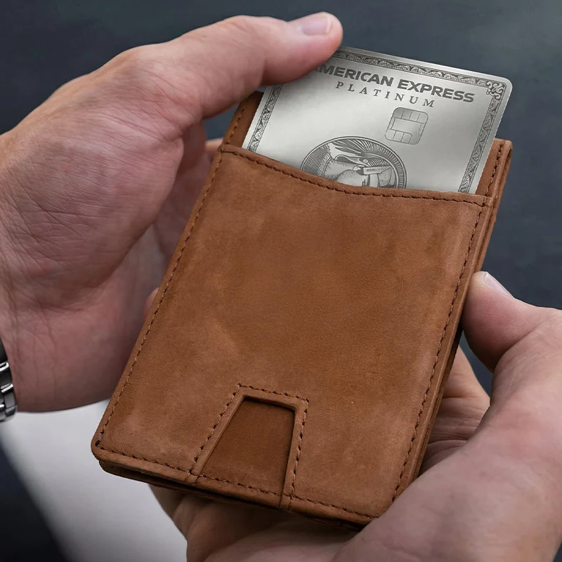 Premium Leather Wallet with AirTag Holder Stornfield