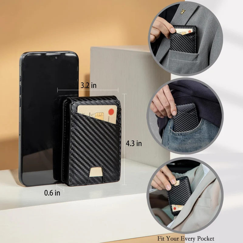 Carbon Fiber RFID-Blocking Cardholder Stornfield