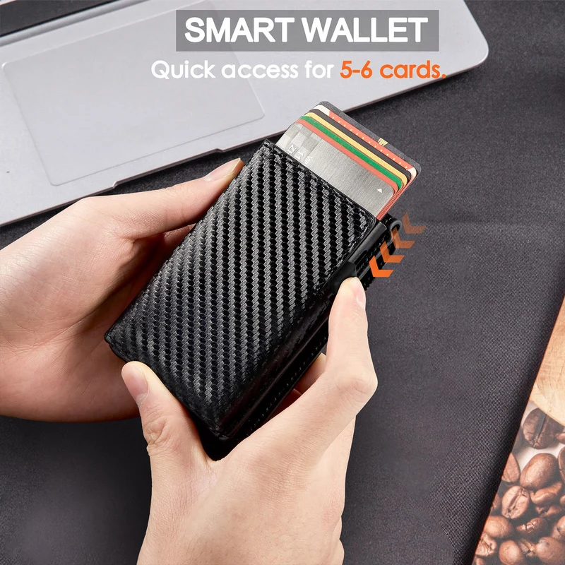 Carbon Fiber RFID-Blocking Cardholder Stornfield