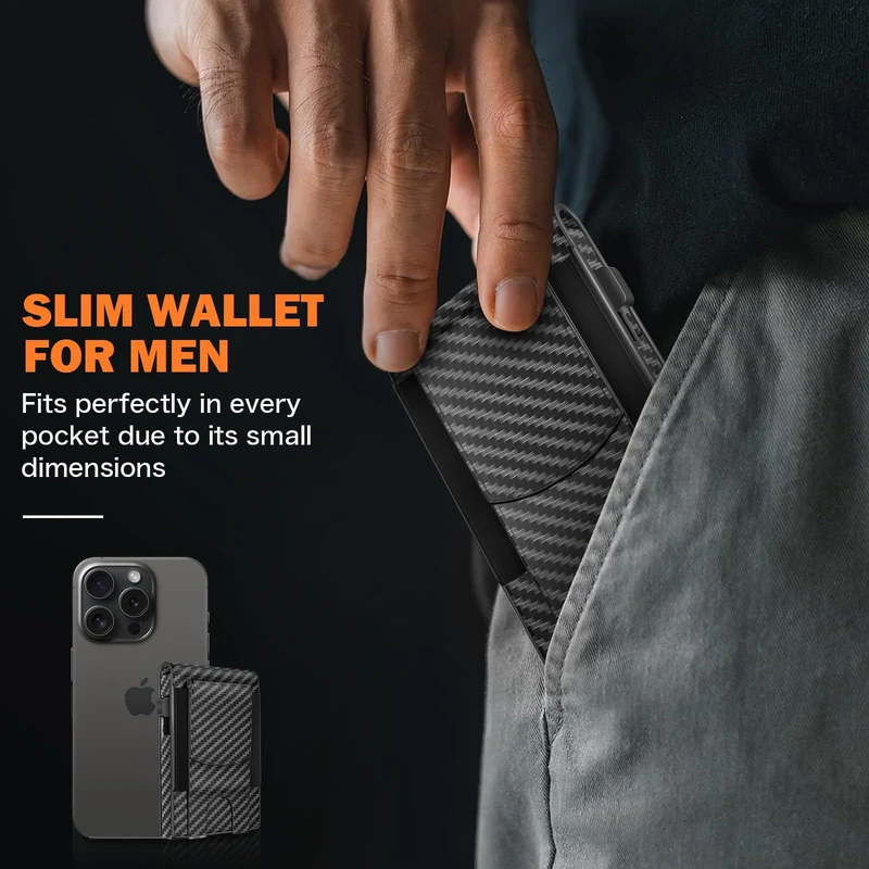 Carbon Fiber Multi-Functional Slim Wallet Stornfield