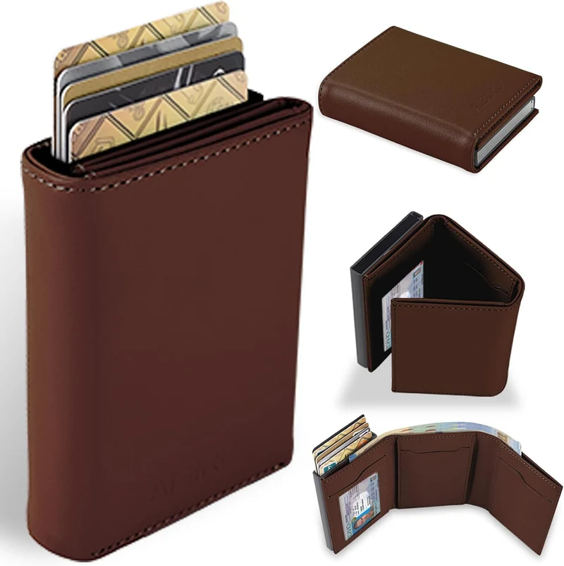 Carbon Fiber Multi-Functional RFID-Blocking Cardholder Stornfield