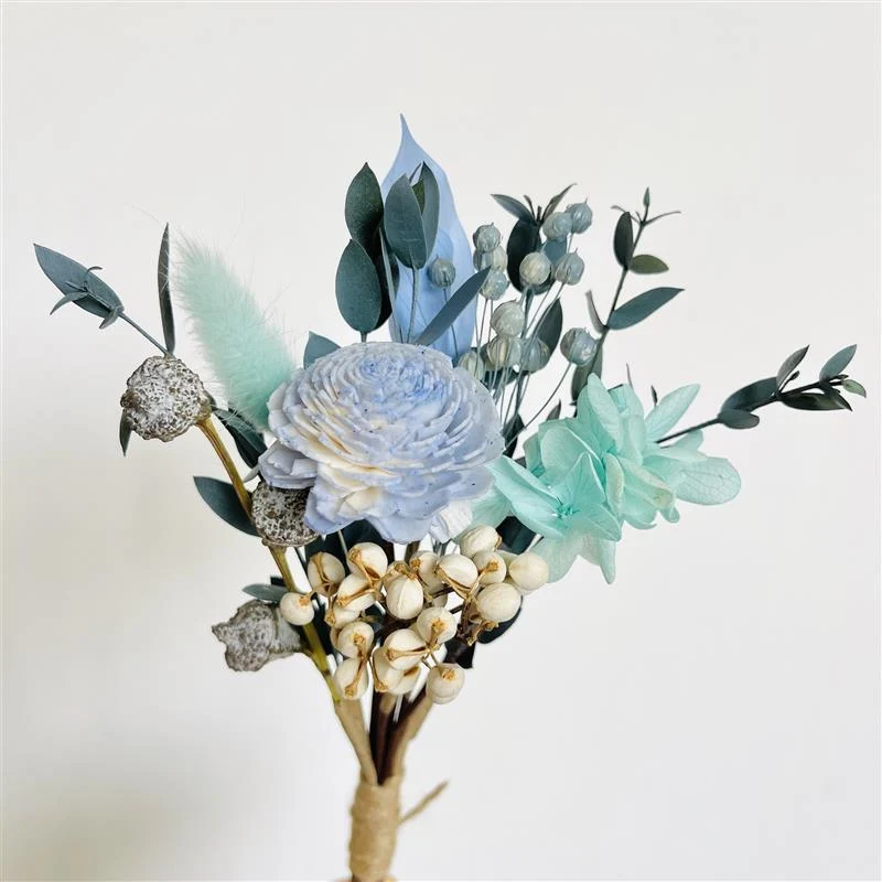 Getrocknete botanische Blumenarrangement