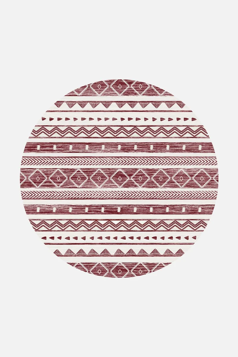 Ikat Maroon Teppich