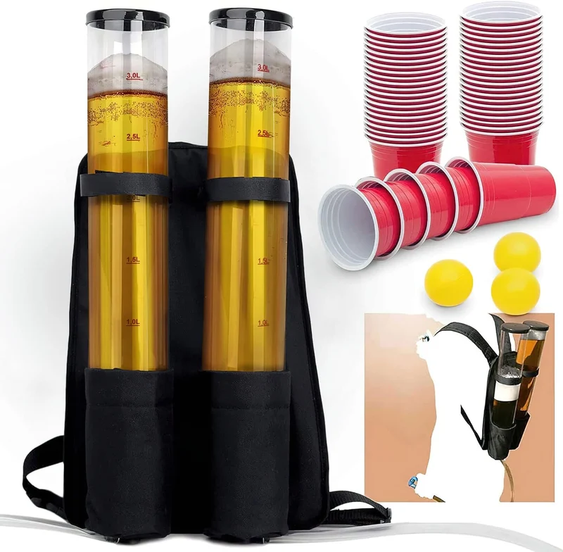 Bierrucksack Duo 6L - Mobiler Getränkerucksack für Partys & Festivals