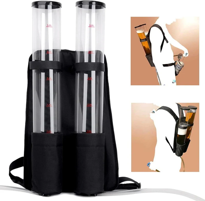 Bierrucksack Duo 6L - Mobiler Getränkerucksack für Partys & Festivals