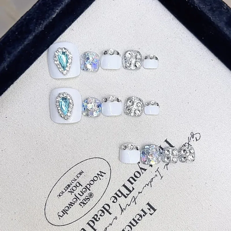 Rhinestone-beschichtet Press-On Nagel Set Karnz