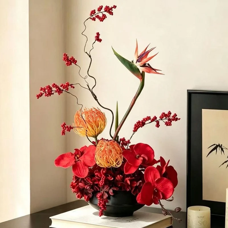 Künstlerische Blumenanordnung
