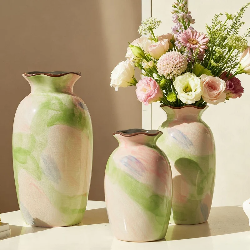 Künstlerische Keramik-Blumenvase