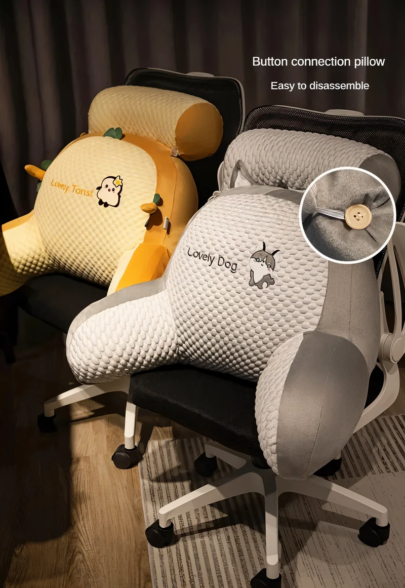 FlexCush - Ergonomisches Taillenkissen - Multifunktionales Plüschkissen für Ultimative Entspannung