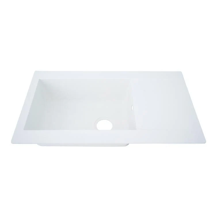 einbauspüle denver 86 x 50 cm, weiß