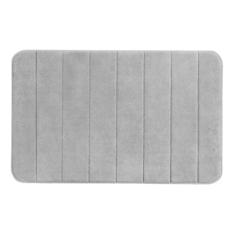 badematte memory 50x80 stripes hellgrau