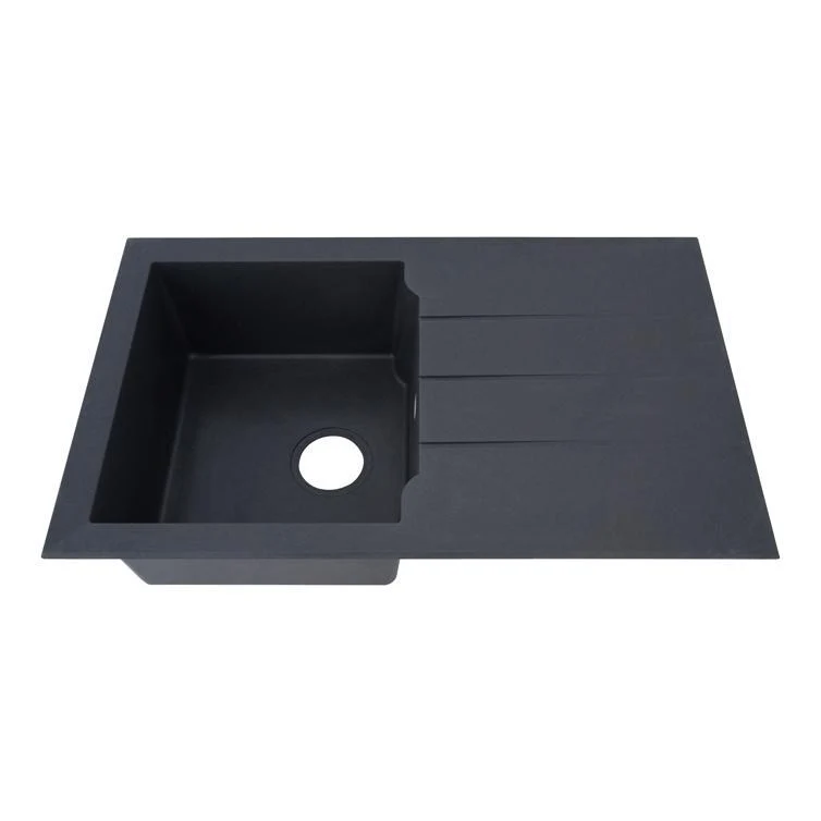 einbauspüle alinéo 81x50 titanium-grau