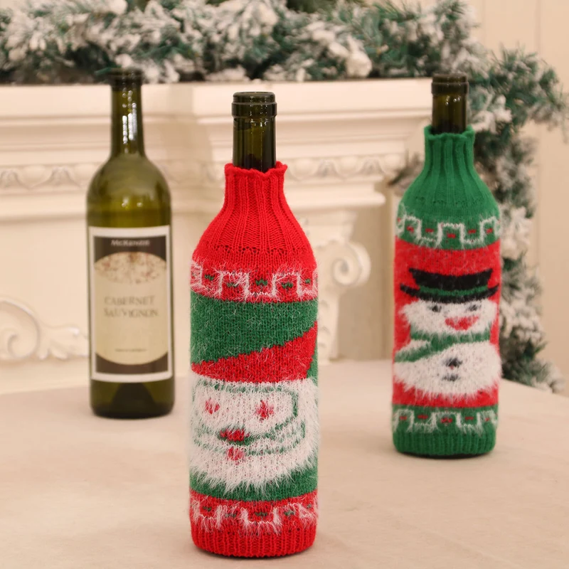 Festive Holiday Wine Bottle Cover Stornfield