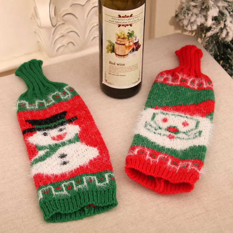 Festive Holiday Wine Bottle Cover Stornfield