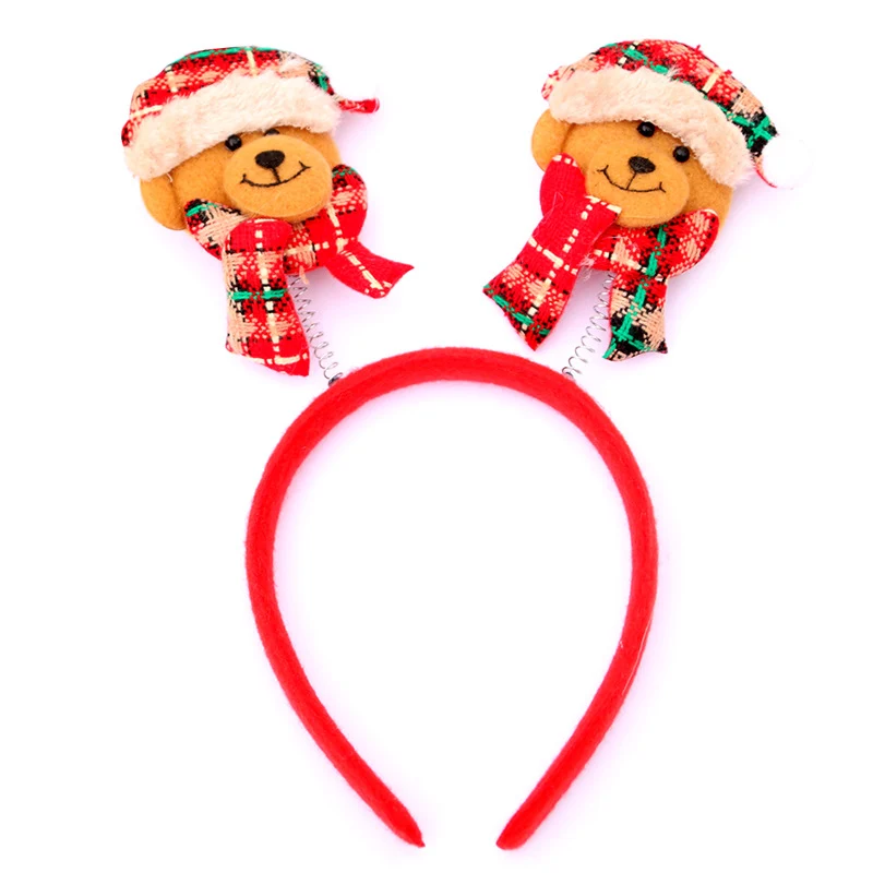 Festive Holiday Bear Headband Stornfield